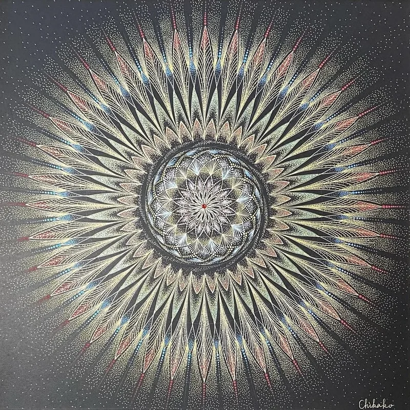 現象内観曼荼羅アート「Phoenix〜transformation〜」— Chikako