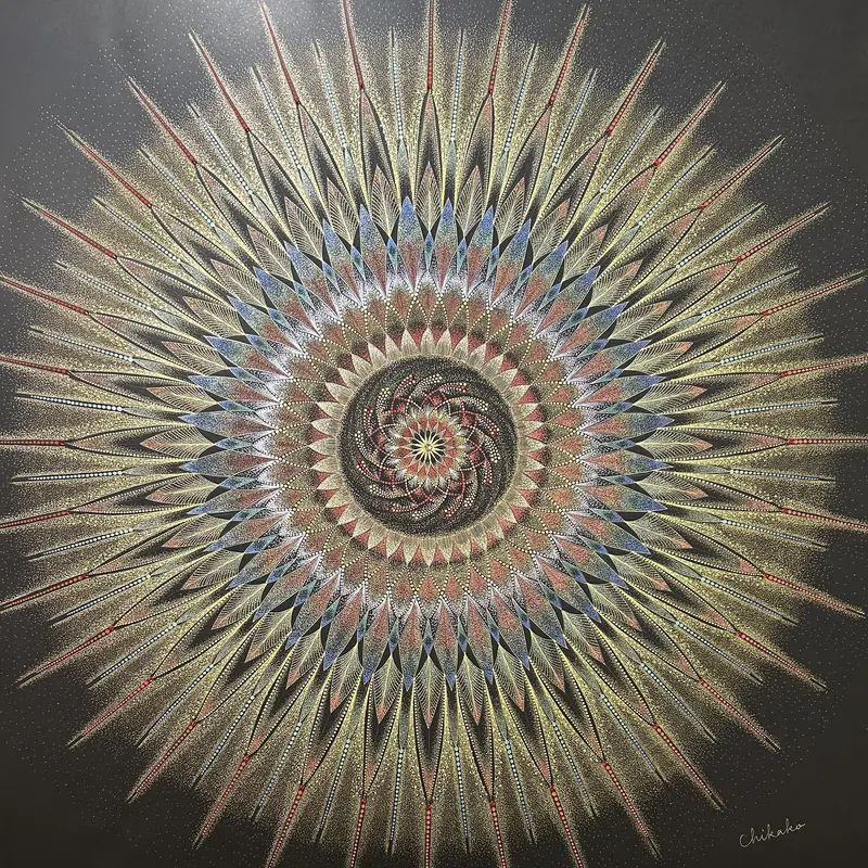 現象内観曼荼羅アート「Phoenix〜統合〜」— Chikako