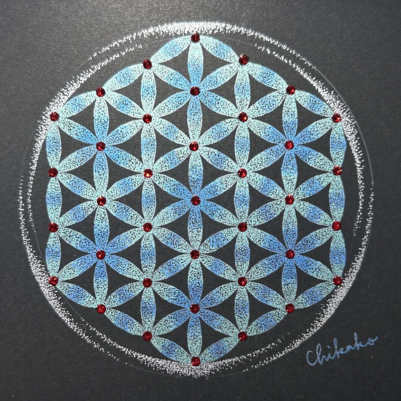 Summer Breeze — Phenomenological Introspection Mandala Art by Chikako