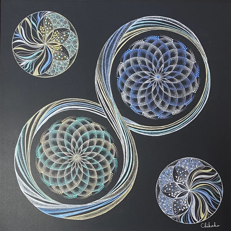 Infinity — Phenomenological Introspection Mandala Art by Chikako