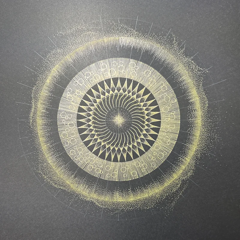 Genesis of Fluctuation — Phenomenological Introspection Mandala Art by Chikako
