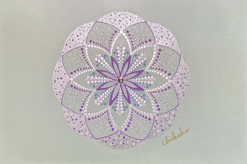 現象内観曼荼羅アート「私の癒し」— Chikako