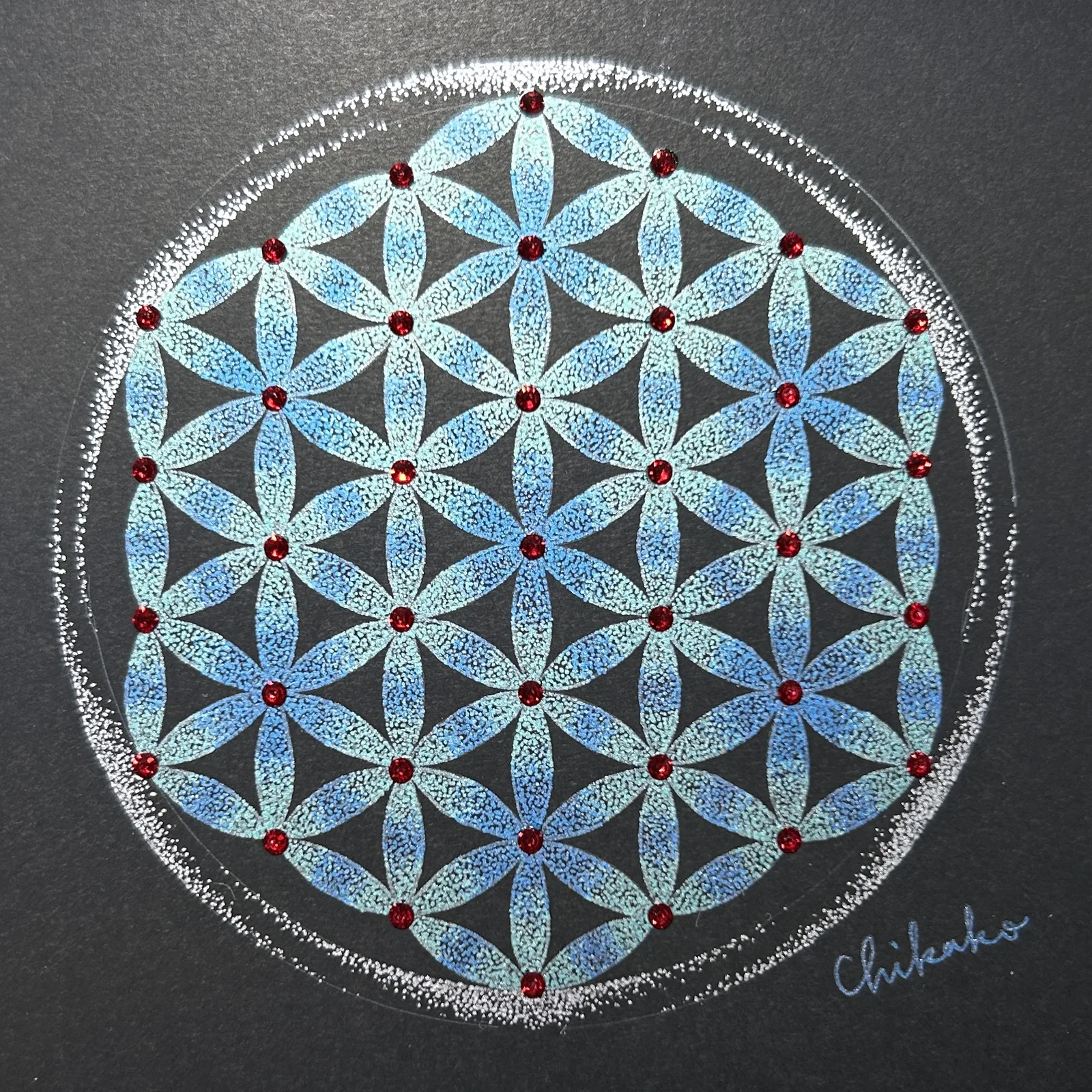 Summer Breeze — Phenomenological Introspection Mandala Art by Chikako