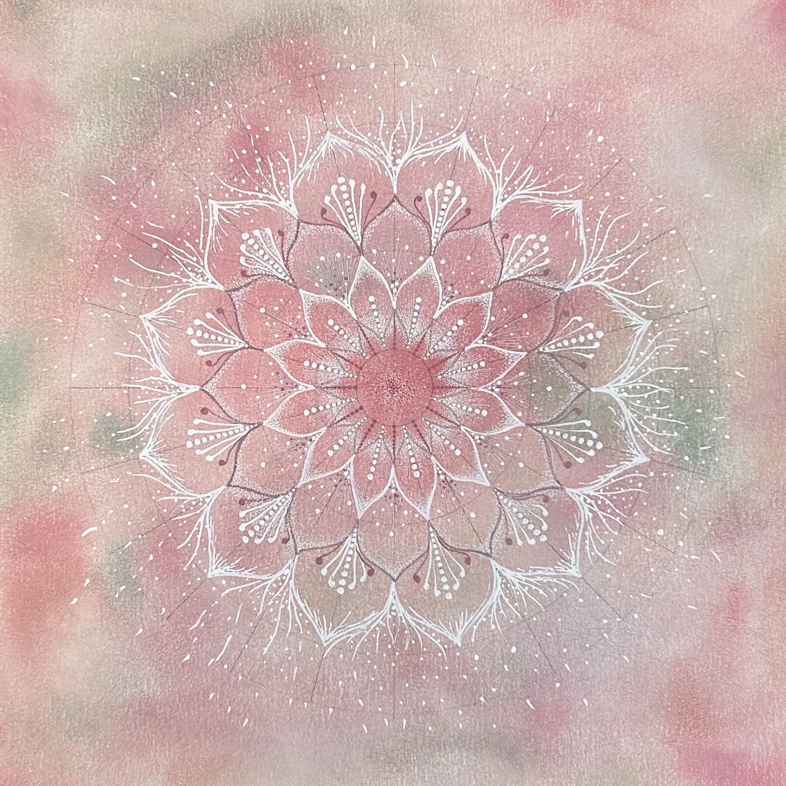 The Transience of Life — Phenomenological Introspection Mandala Art by Chikako
