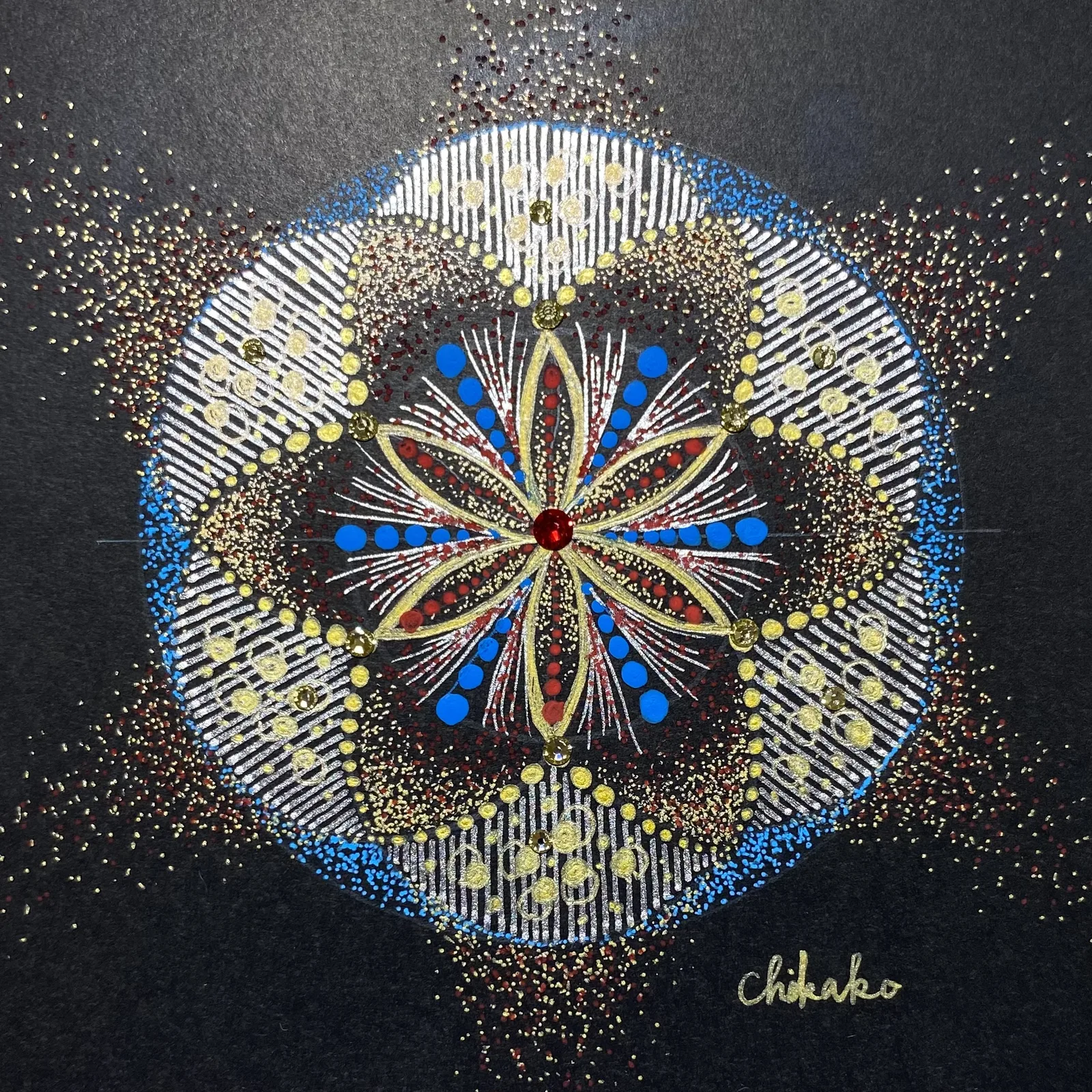 Transformation — Phenomenological Introspection Mandala Art by Chikako