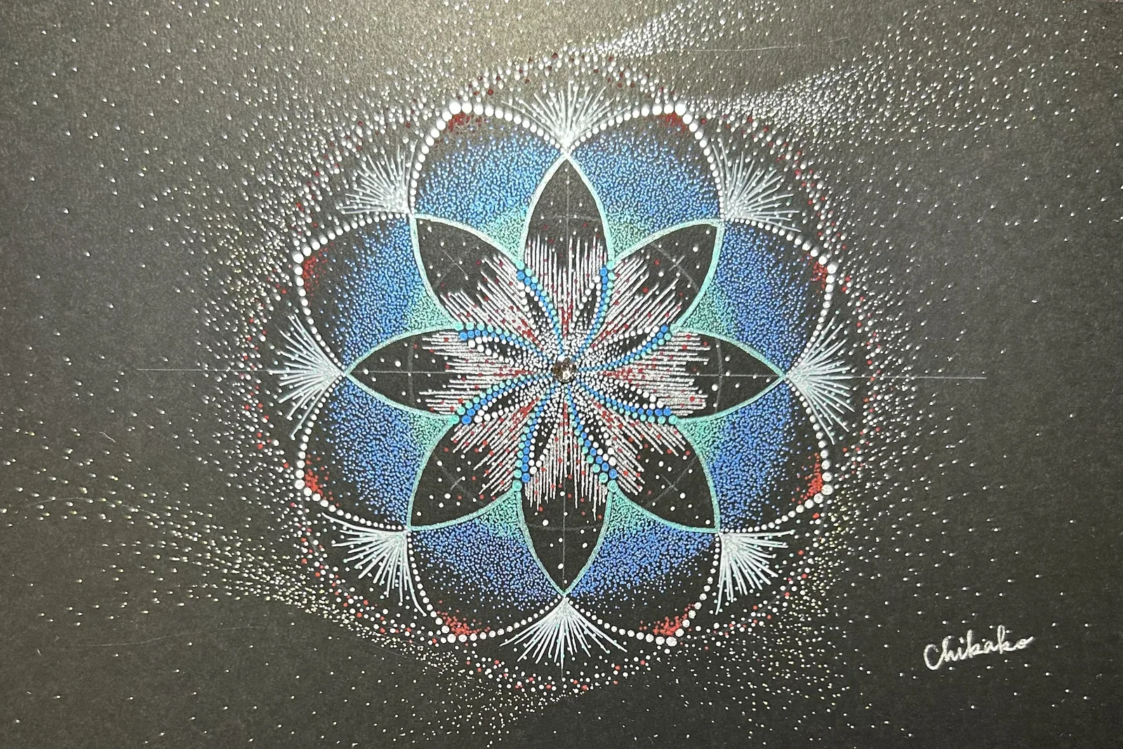Autumn Has Begun — Phenomenological Introspection Mandala Art by Chikako