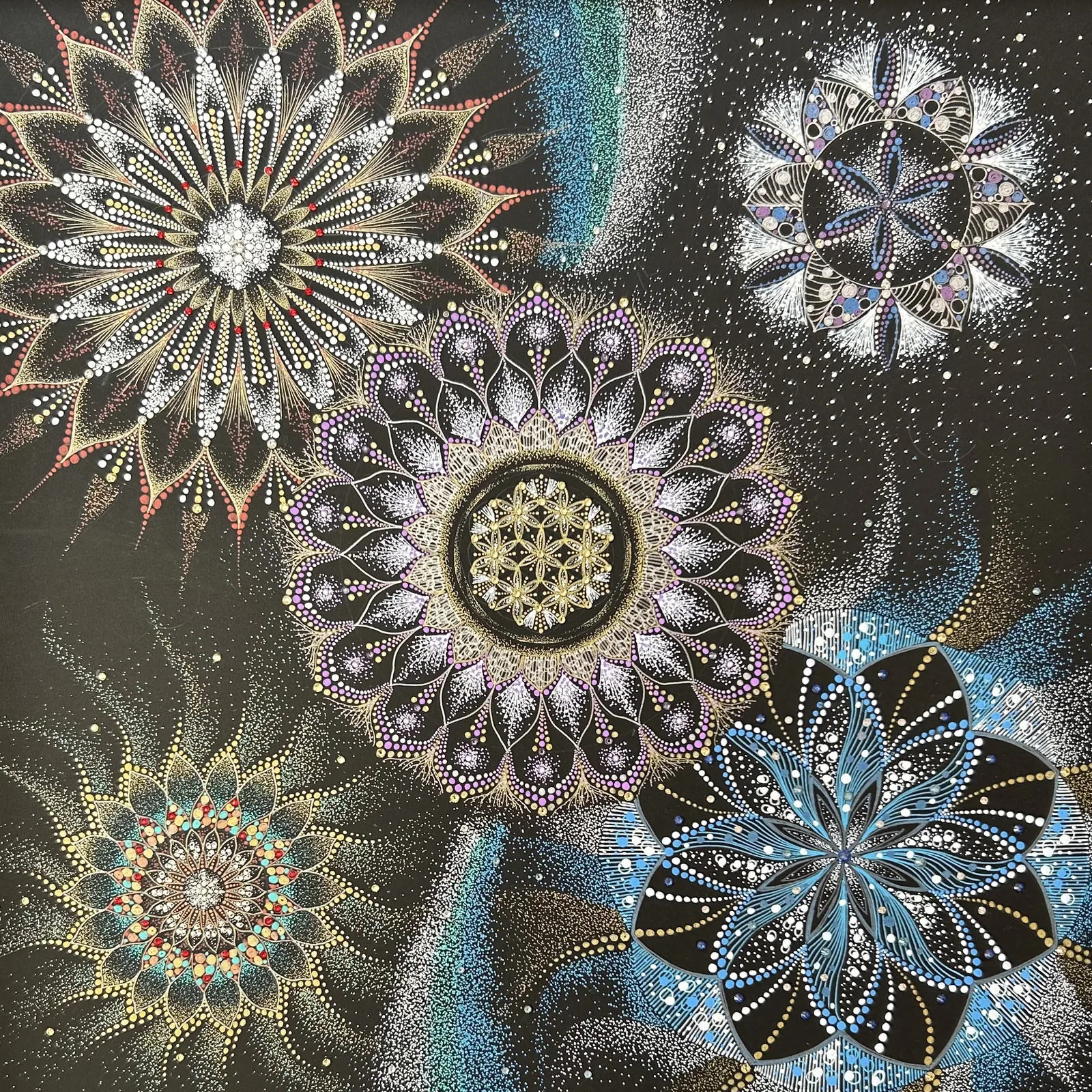 現象内観曼荼羅アート「Yomigaeri〜熊野追憶〜」— Chikako